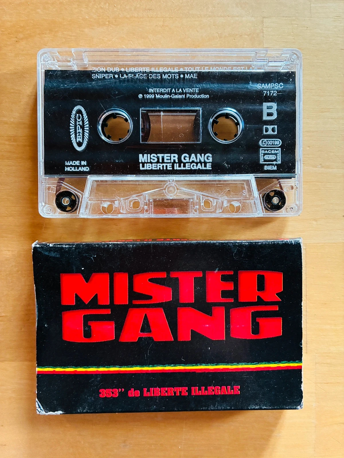 Mister Gang 353'' cassette maxi tape of illegal freedom. – photo 3